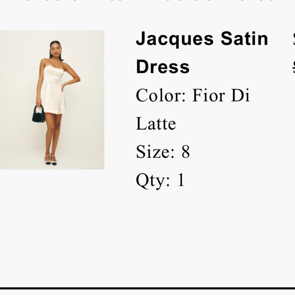 jacques satin dress reformation Reformation Jacques Satin Dress